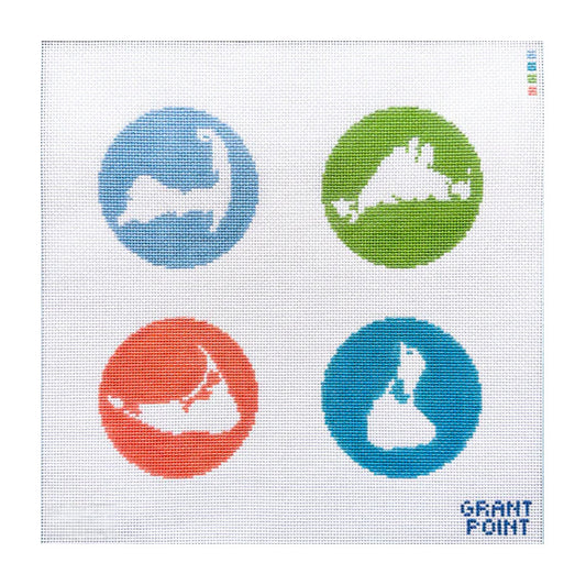 New England Islands Coaster Set
