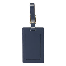 Load image into Gallery viewer, Navy Luggage Tag