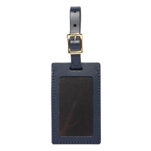 Load image into Gallery viewer, Navy Luggage Tag