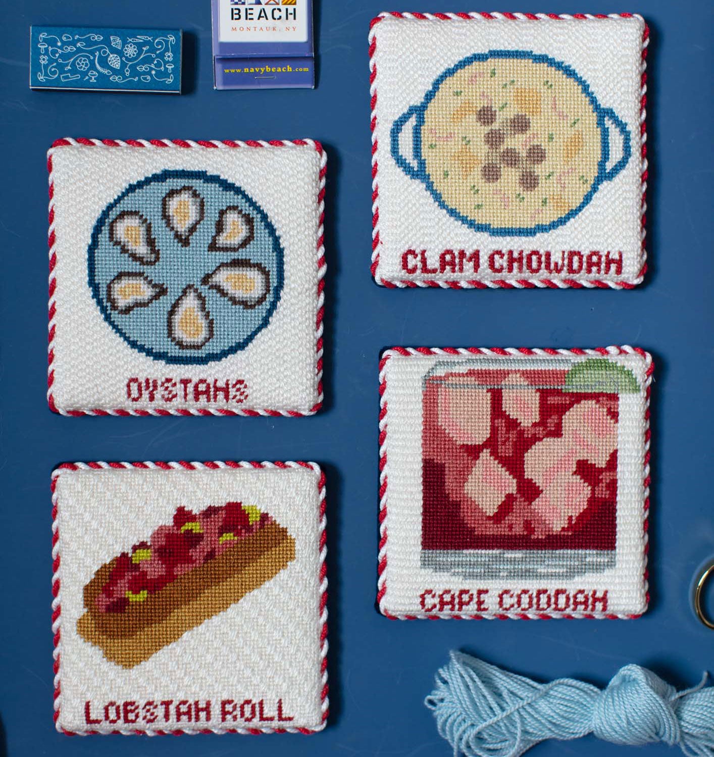 New England Food Coasters