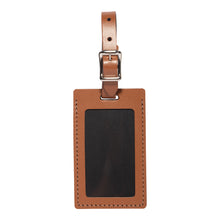 Load image into Gallery viewer, Saddle Tan Luggage Tag