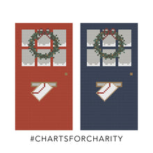 Load image into Gallery viewer, Charts for Charity: Holiday Door from 2020