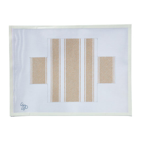French Stripes Brick Taupe