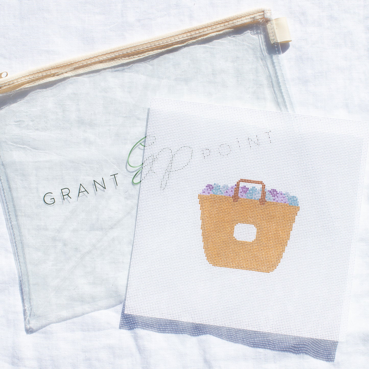 Nantucket Tote with Hydrangeas