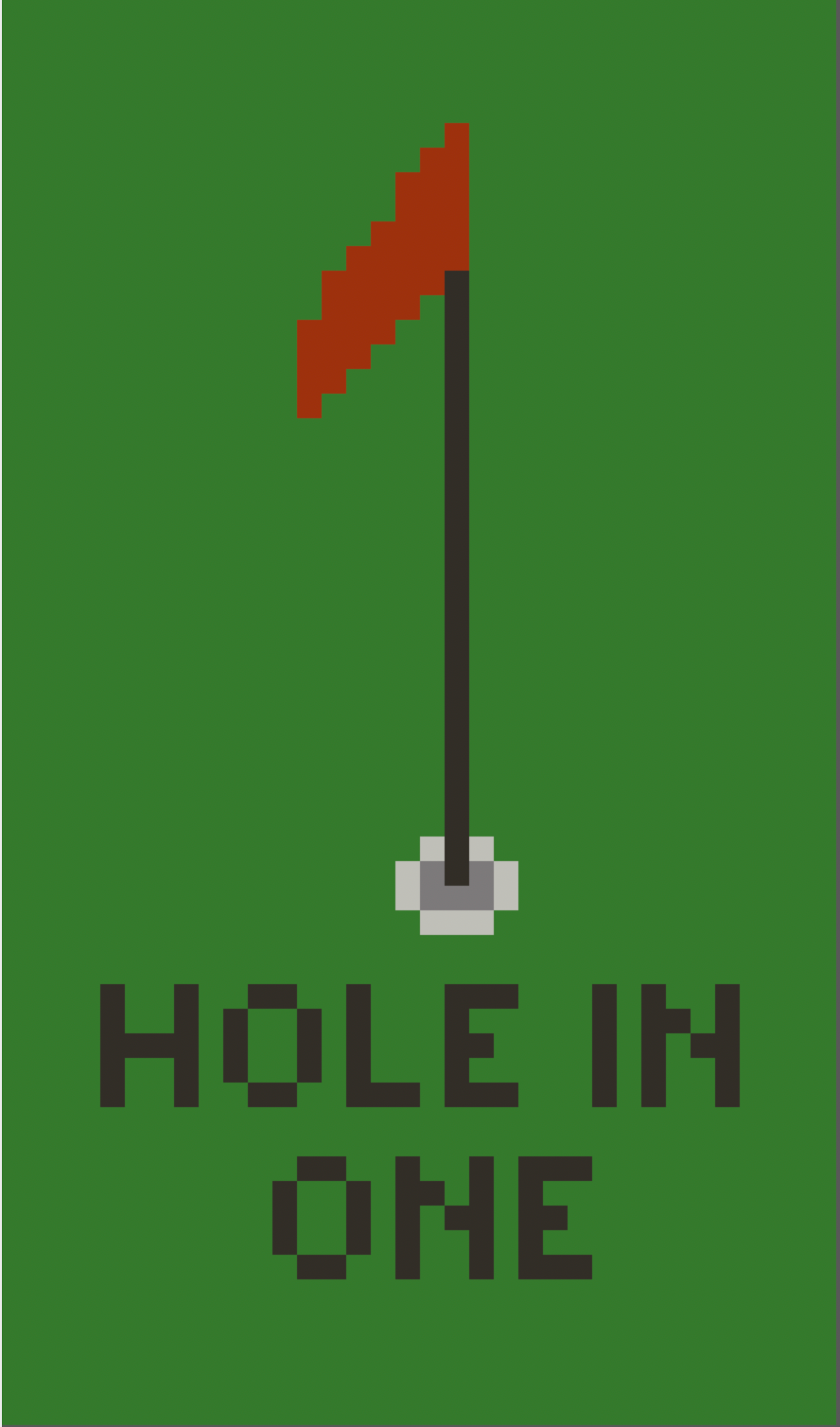 Hole in One Luggage Tag Chart