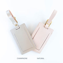 Load image into Gallery viewer, Natural Luggage Tag