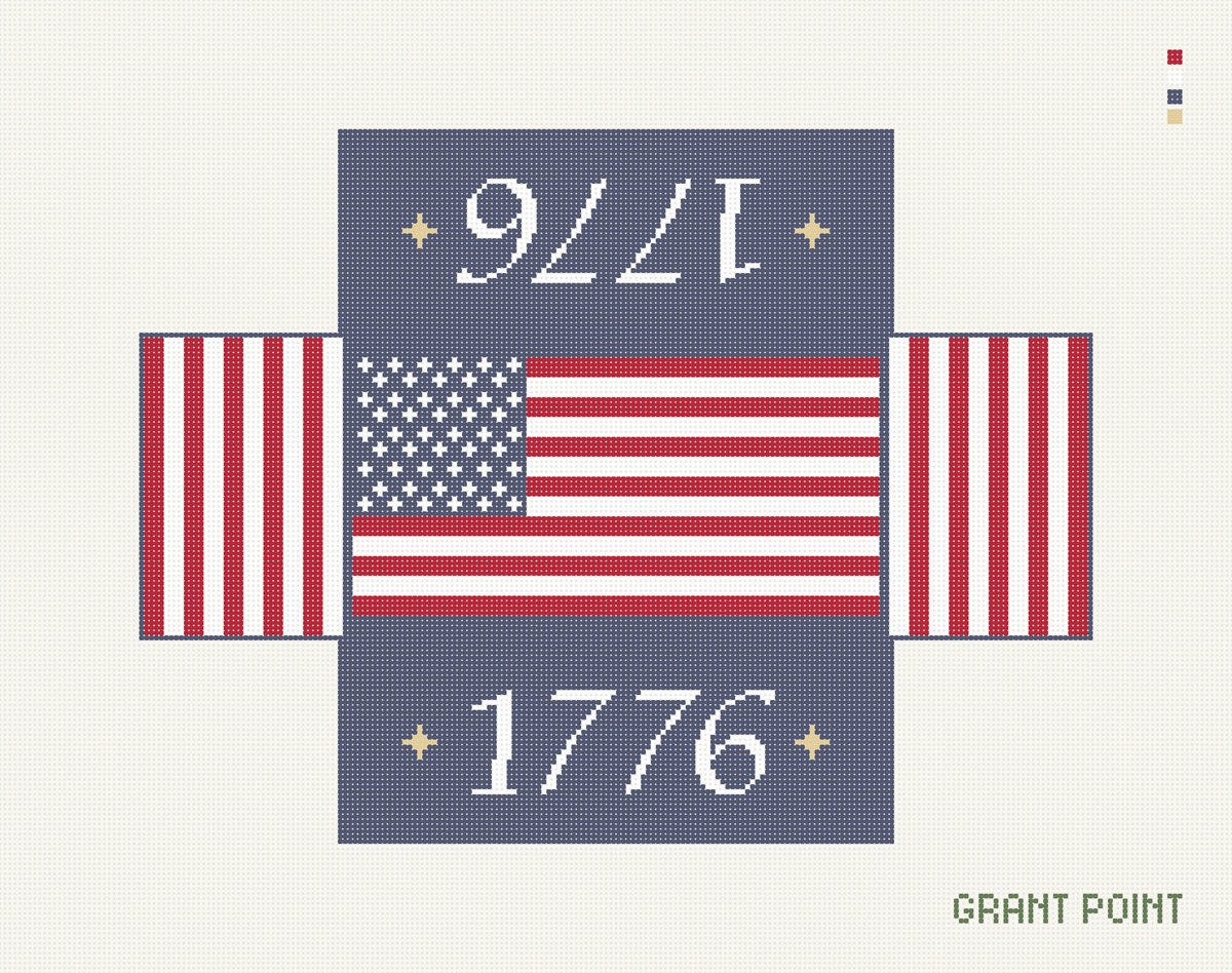 American Flag Brick