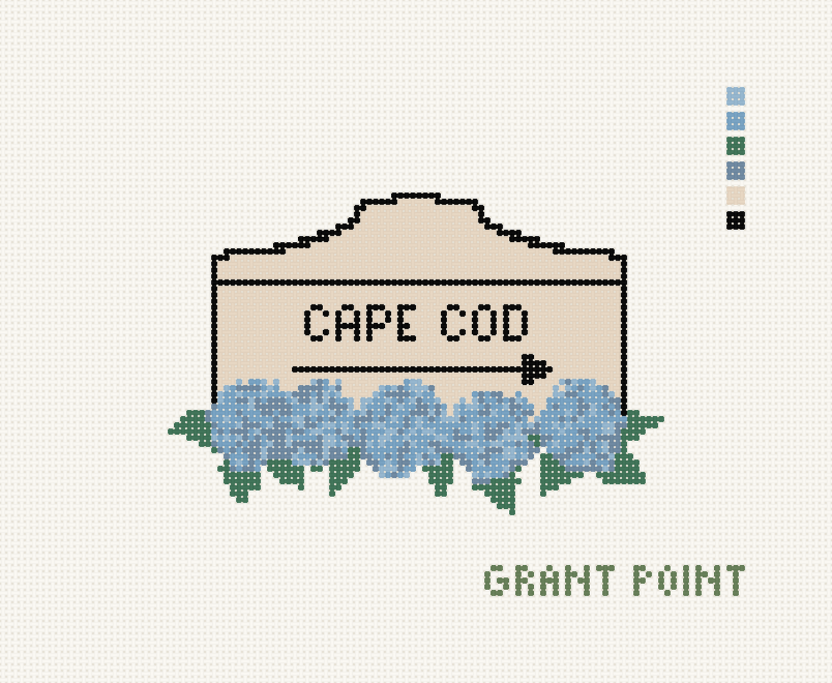 Cape Cod Hydrangea Sign