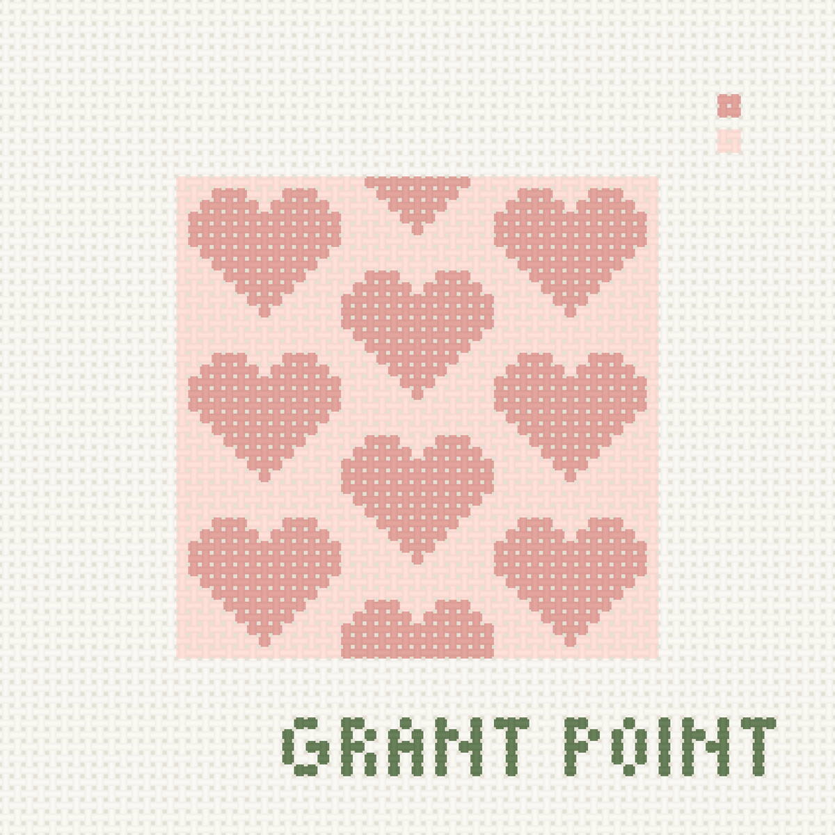 Kids Pink Heart Pattern