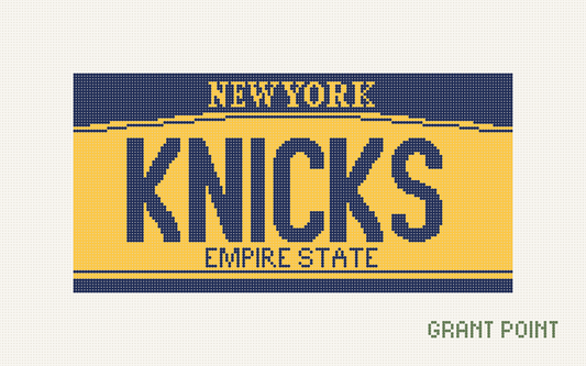 Knicks License Plate