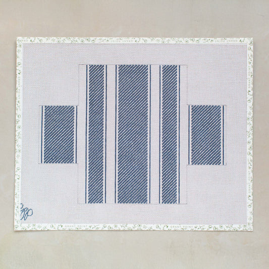 French Stripes Brick Navy