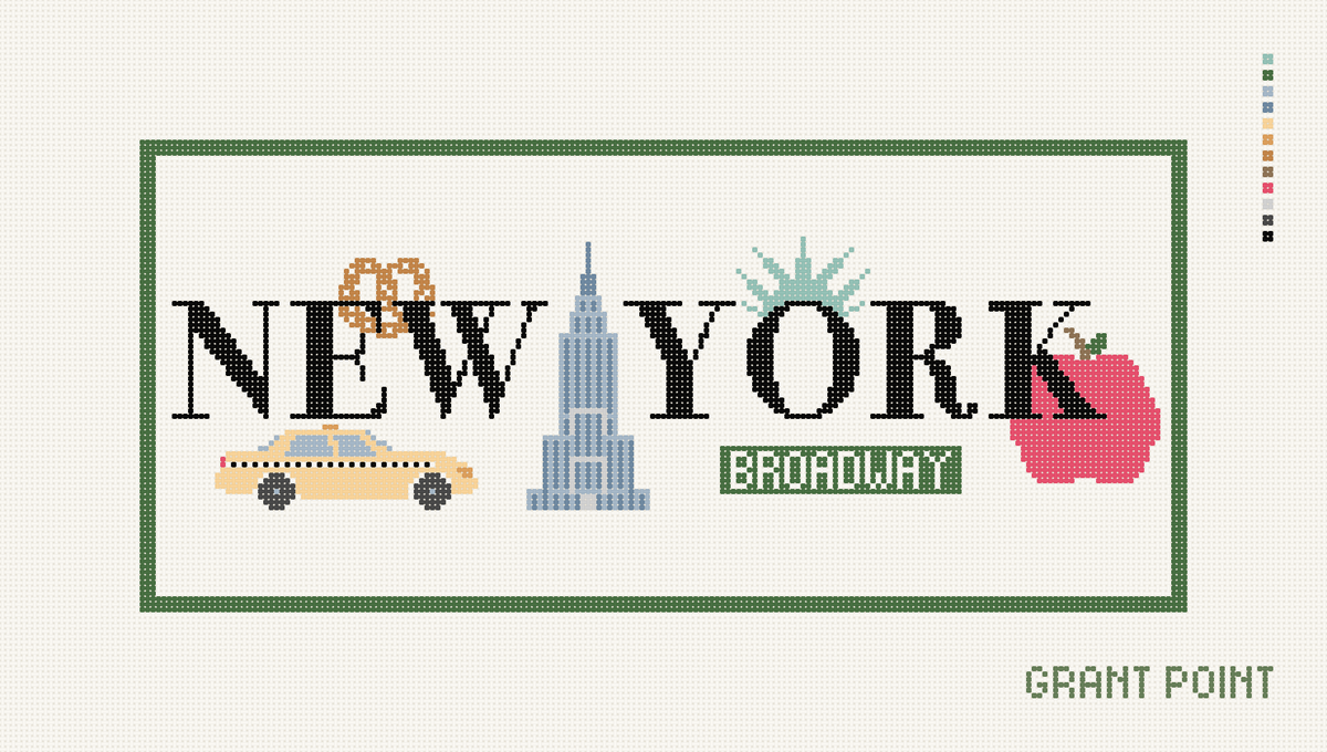 New York Lumbar Pillow