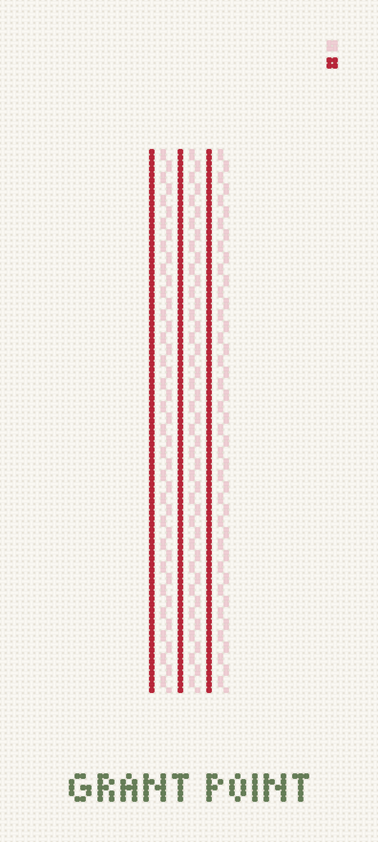 Pink and Red Squiggly Key Fob