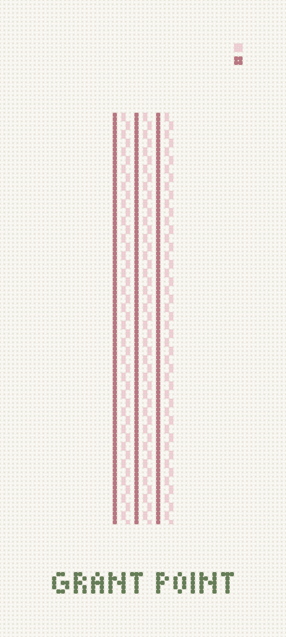 Pinks Squiggly Key Fob