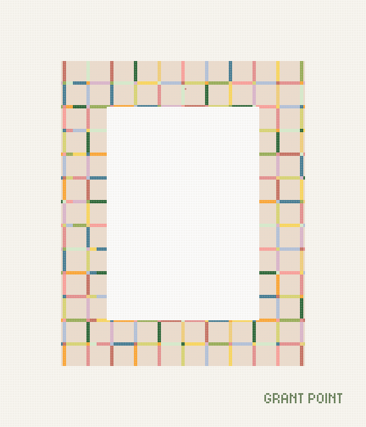 Rainbow Windowpane Frame
