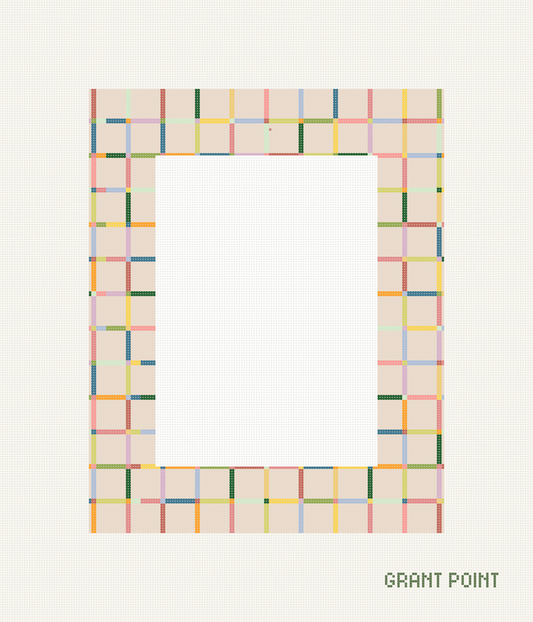 Rainbow Windowpane Frame