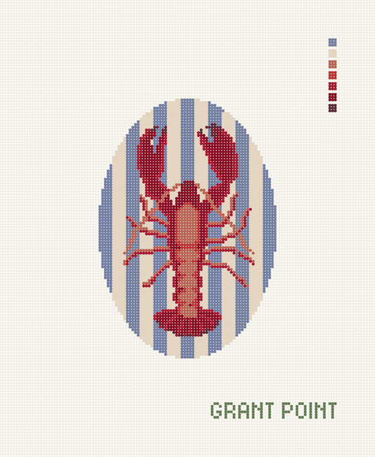 Red Lobster on Stripes