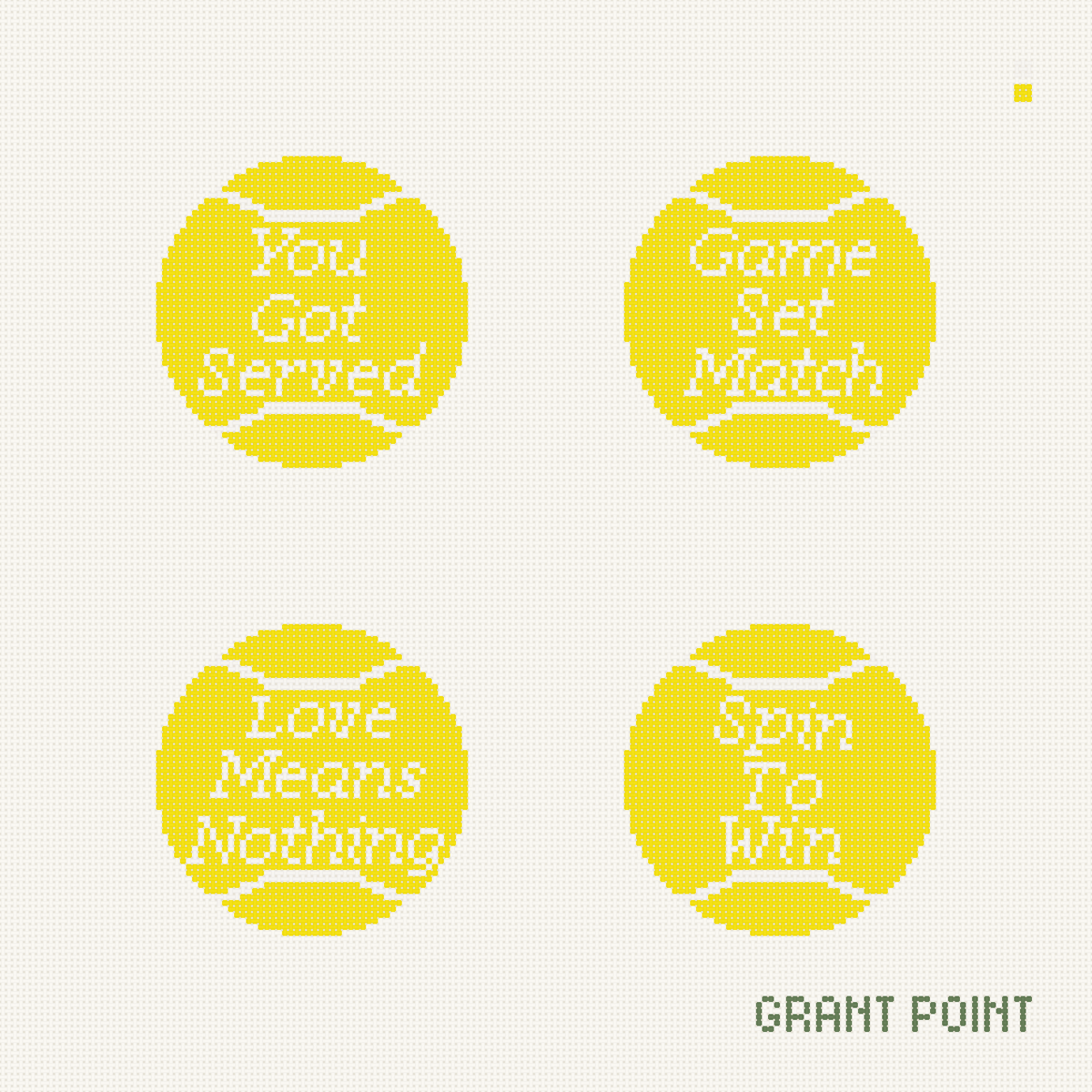Tennis Coasters