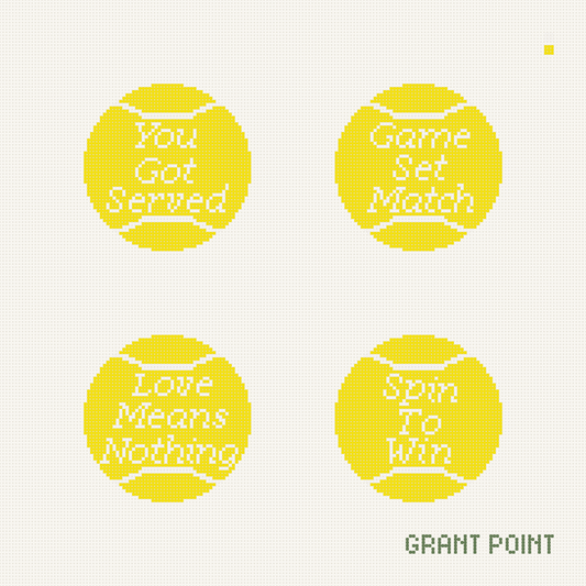 Tennis Coasters