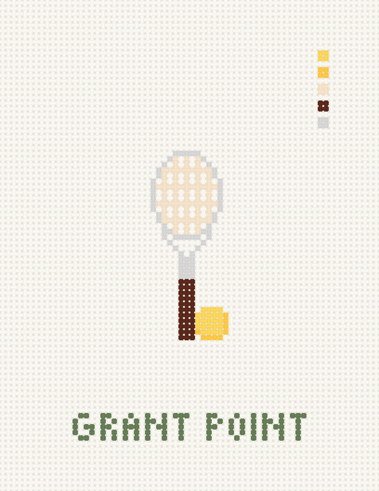 Tennis Racket Bag Charm