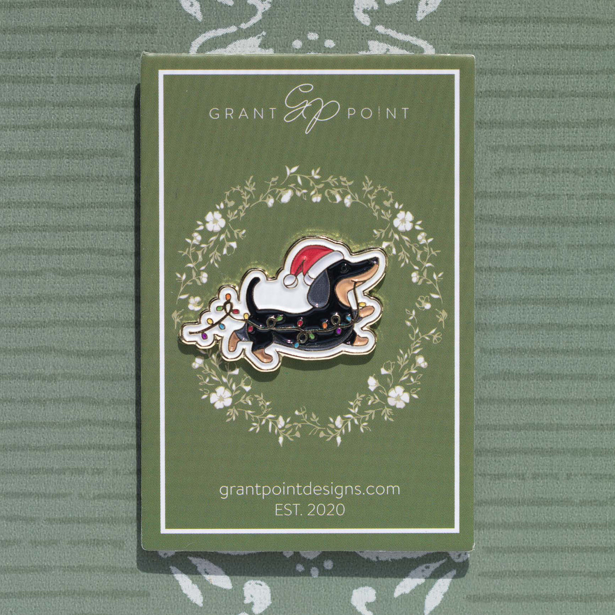 Christmas Dachshund Dog Needleminder