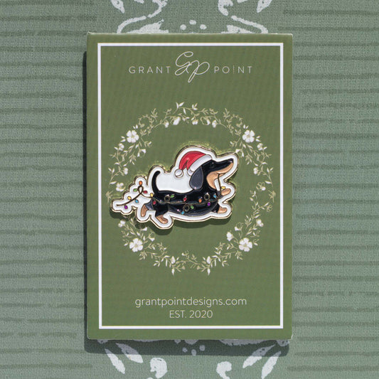 Christmas Dachshund Dog Needleminder