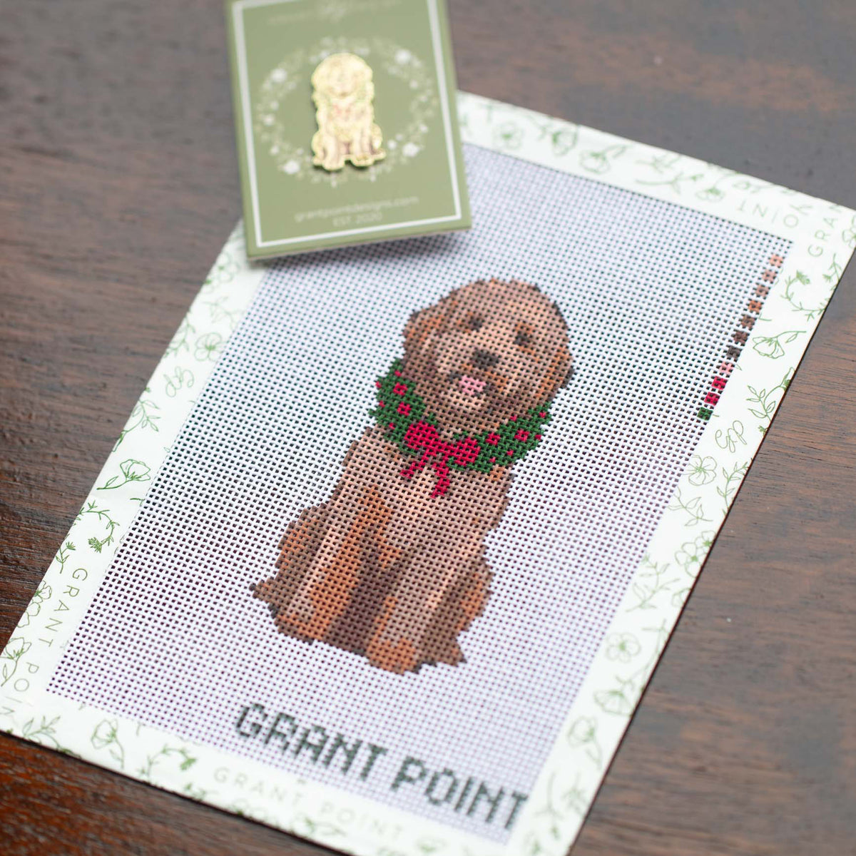 Christmas Doodle Dog