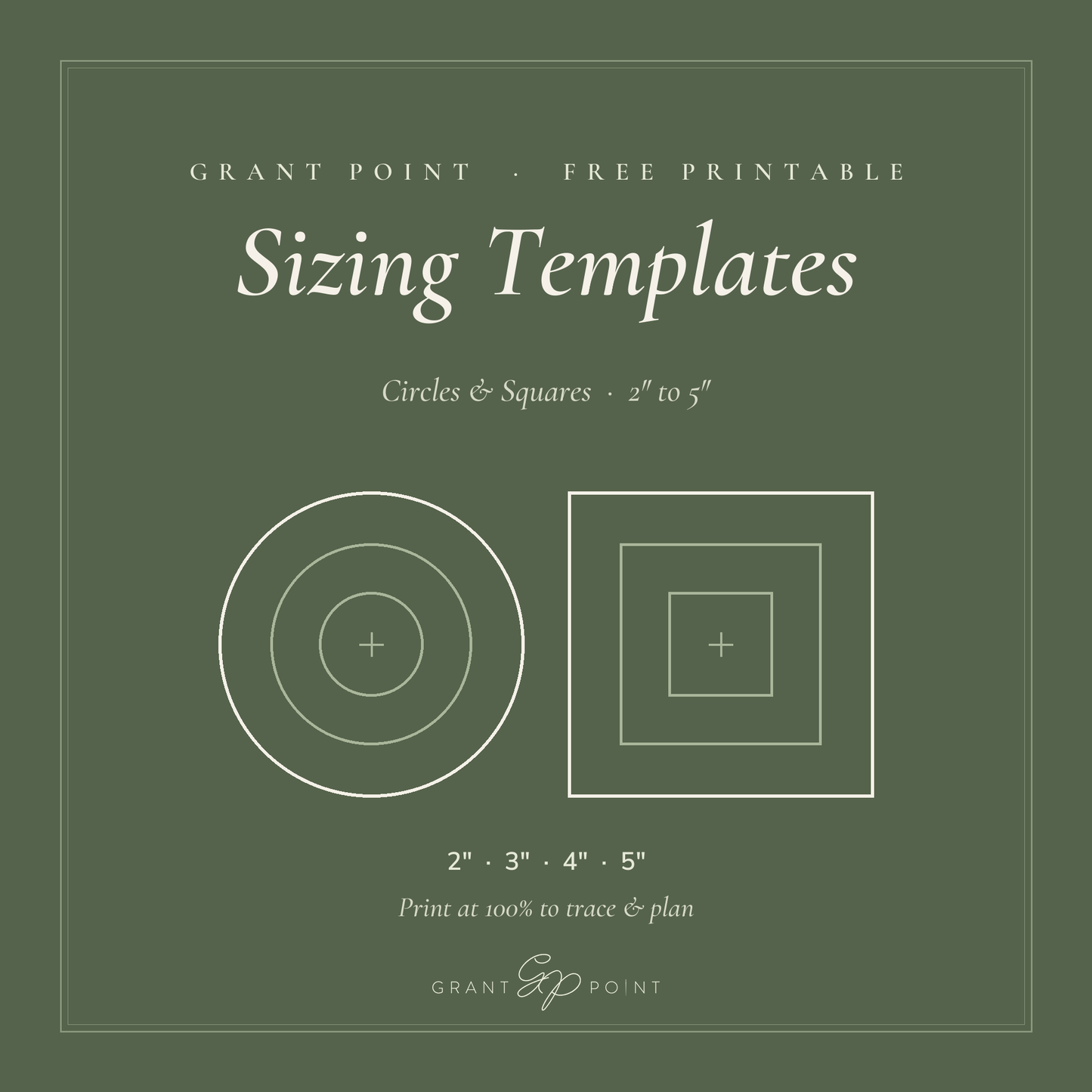 Free Needlepoint Sizing Templates