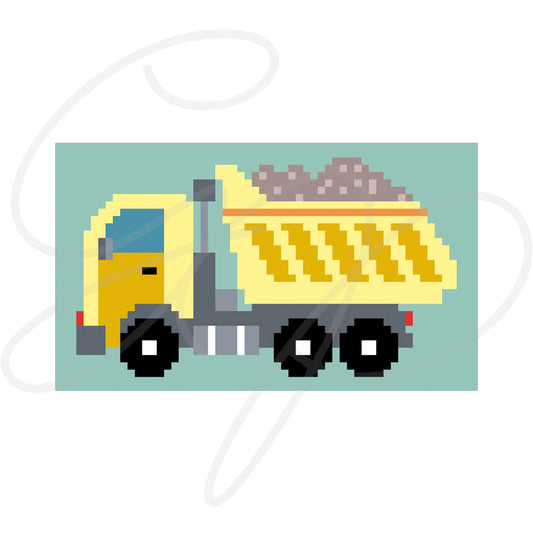 Dump Truck Luggage Tag Chart
