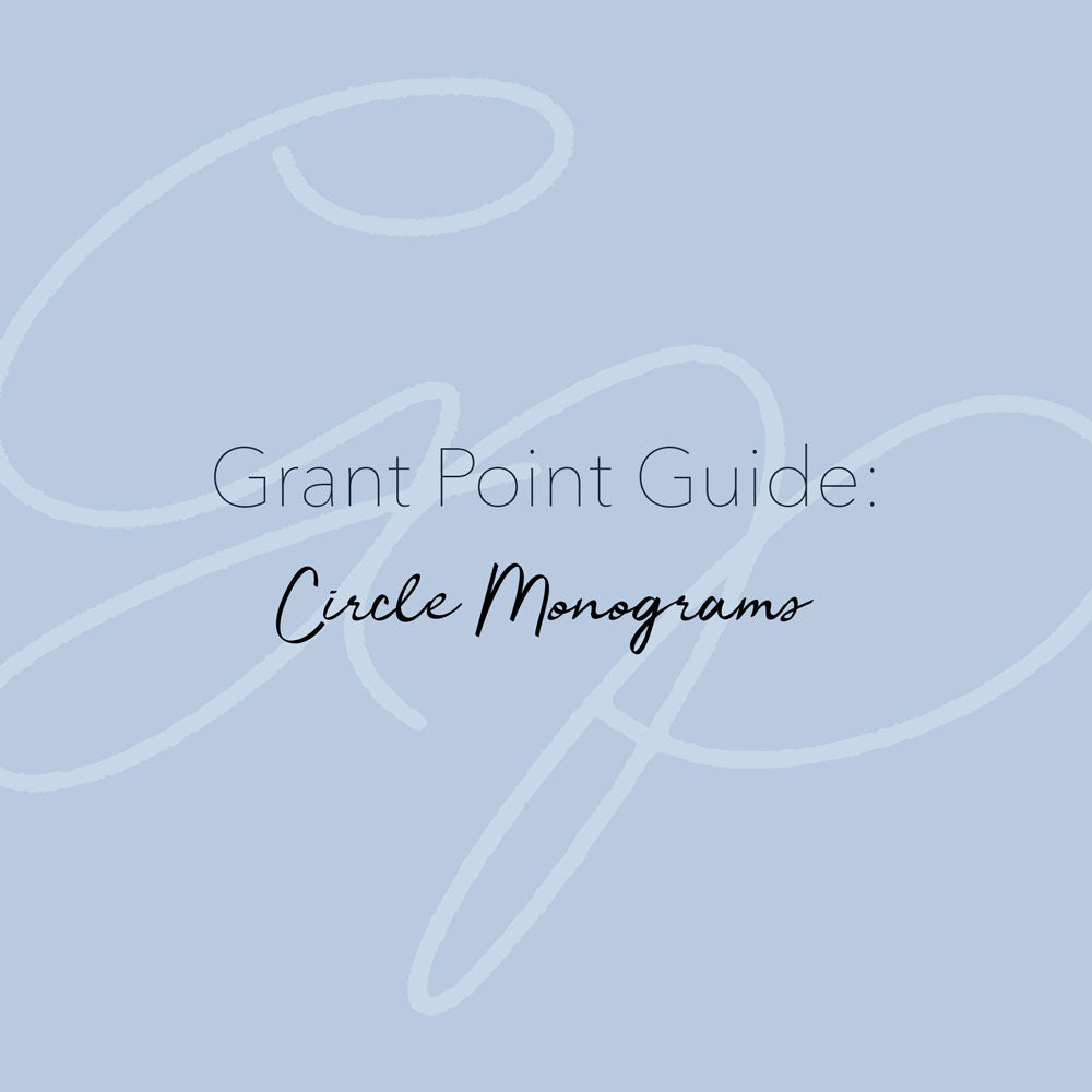 Circle Monogram Alphabet & Charted E-Book