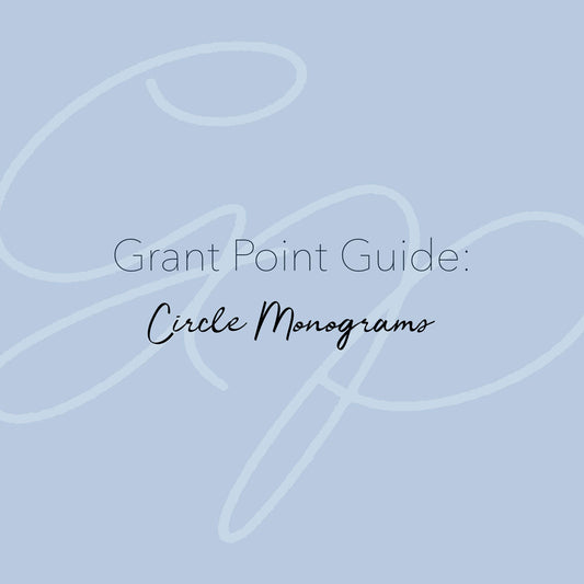 Circle Monogram Alphabet & Charted E-Book