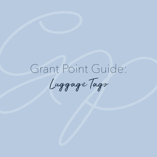 Luggage Tag Alphabets & Charted E-Book