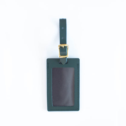 Hunter Green Luggage Tag