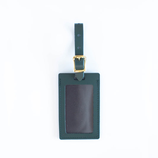 Hunter Green Luggage Tag