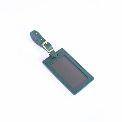 Hunter Green Luggage Tag