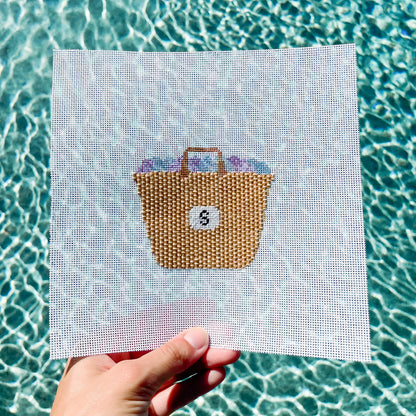 Nantucket Tote with Hydrangeas